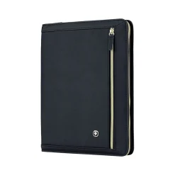 Amelie Polyester Padfolio with Zipper Closure, Navy (601565)<Wenger