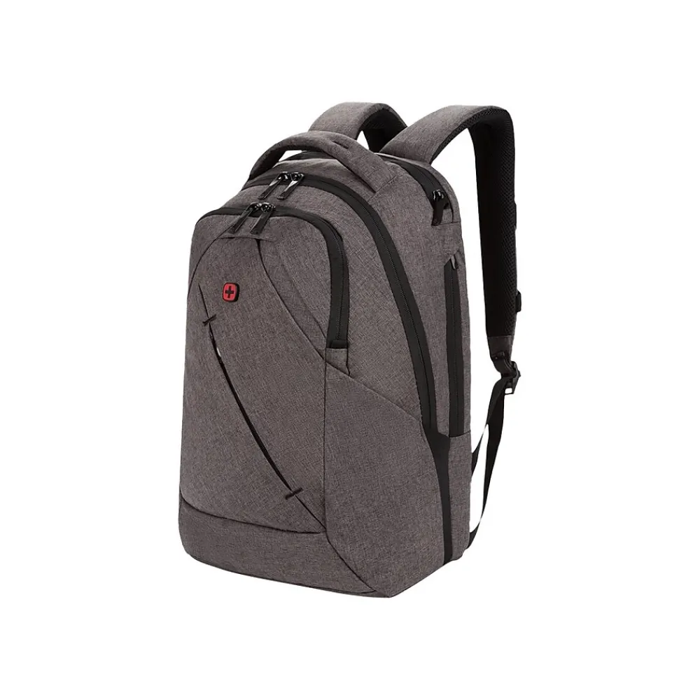 Wenger Laptop Backpack, Charcoal Heather Polyester (07613329059050)