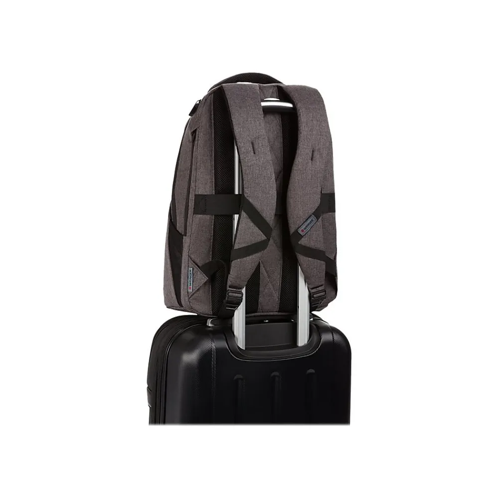 Wenger Laptop Backpack, Charcoal Heather Polyester (07613329059050)