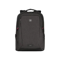 Wenger MX Professional Laptop Backpack, Heather Gray Polyester (611641)
