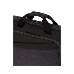 State Laptop Slim Briefcase, Black/Gray Heather Polyester (WG3860204581)<Wenger Outlet
