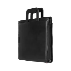 Venture Vinyl Padfolio with Zipper Closure, Black (601389)<Wenger Sale