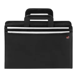 Venture Vinyl Padfolio with Zipper Closure, Black (601389)<Wenger Sale