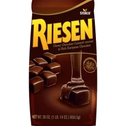 Riesen Werther's Original Carmel Hard Candies and Carmel Chocolates, 30 oz (600-00285)
