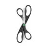 Scissors|Westcott KleenEarth 8" Stainless Steel Scissors, Pointed Tip, Black, 2/Pack (15179)