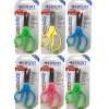 Scissors|Westcott School Left-Handed 5" Kids Stainless Steel Scissors, Assorted Colors, Pack of 6 (ACM13178-6)