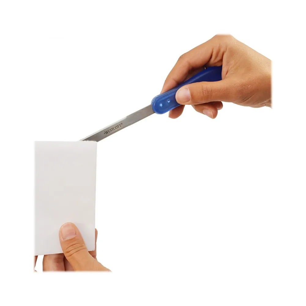 Westcott SmoothGrip 8" Handle Letter Opener, Assorted Colors (13934)