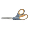 Scissors|Westcott Titanium Bonded 8" Titanium Heavy Duty General Purpose Scissor, Sharp Tip, Gray/Yellow (13731)
