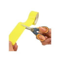 Scissors|Westcott Titanium Bonded 5" Non-Stick Titanium Multi-Purpose/Heavy Duty Scissor, Pointed Tip, Gray/Yellow (14881)