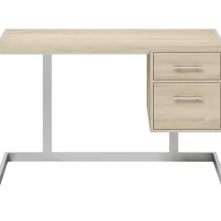 Office Desks*Whalen Peruzzi 48" Writing Desk, Greige Pecan (SPLS-PE48D)