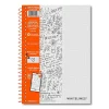 Journals|Whitelines Journal, 75.75" x 8.25", Dotted Ruled, Gray, 70 Pages, 12/Carton (17006cs)