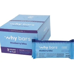 Why Bars Gluten-Free Blueberry Bliss Superfood Energy Bar, 2.04 oz., 12 Bars/Box (WB6)