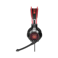 Best Wicked Audio Grid Legion 500 Stereo Gaming Headset, 3.5mm, Black/Red (WI-GH500)