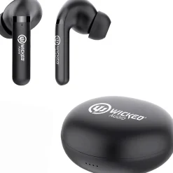 Mojo 500 TWS Wireless Noise Canceling Earbuds, Bluetooth, Black (WI-TW4650)<Wicked Audio Discount