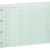 Accounting & Record Journals*Wilson Jones Columnar Ruled Sheets, 10 Columns, 9.25" x 11.8", Green, 100 Sheets/Pack (WG10-10AA)
