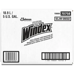 Glass & More Cleaner with Ammonia-D, Unscented, 5 gal. Bag-in-Box Dispenser (696502)<Windex Sale