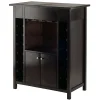Storage Cabinets*Winsome 37"H Yukon Wine Cabinet Espresso (92655)