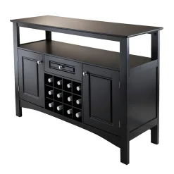 Storage Cabinets*Winsome ® Jasper 32.13" Wood Storage Buffet, Black