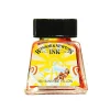 Pens|Winsor & Newton Winsor and Newton Drawing Inks sunshine yellow 14 ml 633 [Pack of 4]