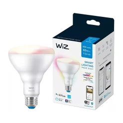 Philips WiZ 65W Equivalent BR30 LED Smart Bulb, White (603456)
