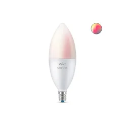 Philips WiZ 40W Equivalent E12 LED Smart Bulb, White (603522)