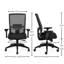 Office Chairs*Workplace 2.0 Workplace2.0™ 500 Series Fabric Task Chair, Black (51972)