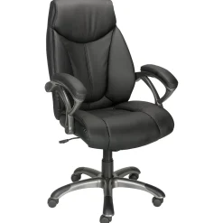 Office Chairs*Workplace 2.0 Workplace2.0™ Ramsey Ergonomic Bonded Leather Swivel Manager Chair, Black (ST62216)
