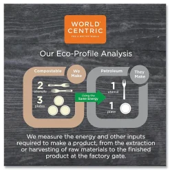 World Centric Sustainable Kraft Paper Straws, Wrapped, 8