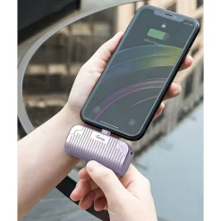 USB-C Power Bank, 5000 mAh, Purple (WED02)<Worryfree Gadgets Clearance
