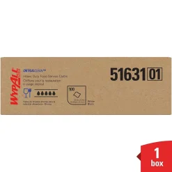 CriticalClean Foodservice Cloths, 12.5" x 23.5", White, 100 Sheets/Box (51631)<WypAll Online
