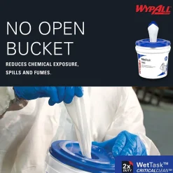 CriticalClean WetTask Disinfecting Wipes, Wipes/Container, 540/Carton (6471)<WypAll Sale