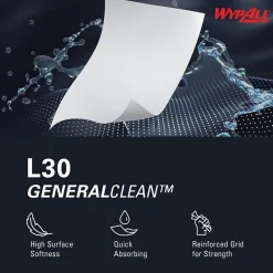 GeneralClean L30 Durable Fibers Cleaning Wipers, 9.8