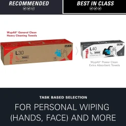 GeneralClean L30 Durable Fibers Cleaning Wipers, 9.8