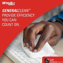 GeneralClean L10 Fabric Cleaning Wipers, 10.25