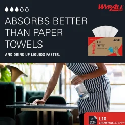 GeneralClean L10 Fabric Cleaning Wipers, 10.25