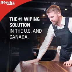 GeneralClean L30 Nylon Cleaning Wipers, 16.4" x 9.8", White, 100 Wipers/Box (05800)<WypAll Hot