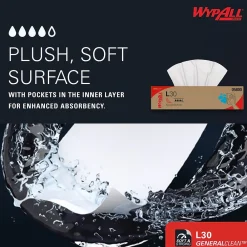 GeneralClean L30 Nylon Cleaning Wipers, 16.4