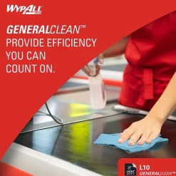 GeneralClean L10 Nylon Cleaning Wipers, 10.25