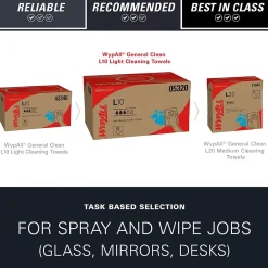 GeneralClean L10 Nylon Cleaning Wipers, 10.25