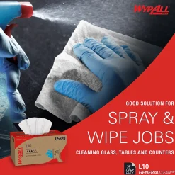 GeneralClean L10 Paper Cleaning Wipers, 10.5
