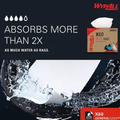 GeneralClean X60 Fabric Cleaning Wipers, 12.5