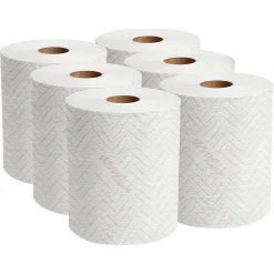 L10 Cleaning Towels, 7" x 11", White, 340 Sheets/Roll, 6 Rolls/Pack, 6/Carton (53734)<WypAll Outlet