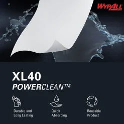 PowerClean L40 Cellulose Cleaning Wipers, 12