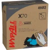 PowerClean X70 Cloths, 8.34" x 16.8", Blue, 100 Sheets/Box, 10 Boxes/Carton (41412)<WypAll Hot