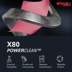 PowerClean X80 Cloth Cleaning Wipers, 16.8
