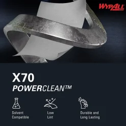 PowerClean X70 Fabric Cleaning Wipers, 13.3