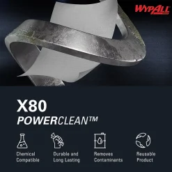 PowerClean X80 Nylon Cleaning Wipers, 12