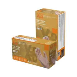 Powder Free Vinyl Gloves, Latex Free, Clear, Large, 100/Box, 10 Boxes/Carton (GP46100-CC)<X3 Discount