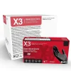 Powder-Free Nitrile Gloves, Latex Free, XL, Black, 100/Box, 10 Boxes/Carton (B48100-CC)<X3 Clearance