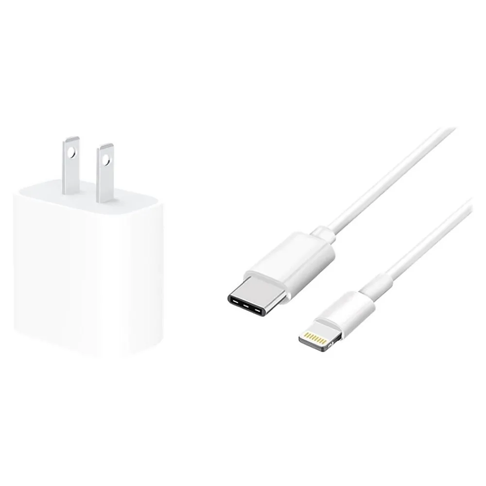 Lightning Charging Kit/Bundle for iPhone/iPad/iPod Touch, White (4XIPHN12KIT3)<4XEM Outlet